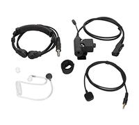 ciciglow U94 PTT System Throat Mic Earpiece, 7.1mm Adjustable Earpiece Headset Mic PTT Kit for Motorola XiR P6600 P6620 DP2400 MTP3250 DEP550