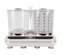 ciciglow Underwear Washing Machine, Rechargeable Portable Mini Laundry Washer, Twin - Tub Washing Device with Low - Water Drain Pipe for Home Travel Dorm