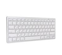 ciciglow Universal Wireless Keyboard, Ultra-Thin Floating Button Russian Keyboard 78-Key with 6 Multimedia Keys Three Months Long Standby