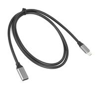 ciciglow USB C Extension Cable, HD 4K USB 3.1 Male to Female Extender Cord 3A 60W PD Fast Charging 400M/s Data Transfer Type C Cable (0.5m)