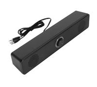 ciciglow Wired Desktop Soundbar USB Computer Speaker Volume Control Prevent Magnetic Technology 3.5mm AUX for Laptop