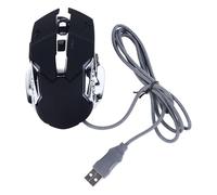 ciciglow Wired Gaming Mouse, Wired USB Computer Mouse, Quiet Corded Mouse for Computers Gaming Devices, Ergonomic Design, Office and Home Mice
