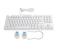 ciciglow Wired Keyboard, Mechanical Gaming Keyboard 87 Keys USB2.0 Wired Backlight Gaming Office Supplies Computer Parts 919-10 for Office or Home