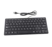 ciciglow Wired Mini Portable Spanish Keyboard,Minority Language Keypad,Plug and Play Spanish Layout Keyboard Suitable for Both Office and Games