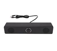 ciciglow Wired Speaker, 3.5mm Input USB Powered Wired Computer Soundbar with Volume Control for Desktop PC Laptop Tablet