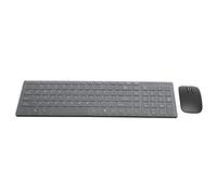 ciciglow Wireless Keyboard Mouse Combo, 101 Key 10 Meter Wireless Range Keyboard and Mouse Set for IOS Windows Android Laptop Desktop(black)