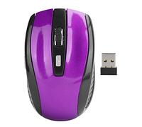 ciciglow Wireless Mouse, Silent Mouse 2.4G Portable Mobile Optical Mouse with USB Receiver Adjustable DPI for Notebook Computer Gaming Accessories (purple)