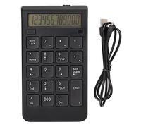 ciciglow Wireless Numeric Keyboard, 2.4G USB Number Pad 19 Key Portable Keypad with LCD Screen U Shaped Keys for 98/95/ NT/ME /2000/ XP/Vista /7.0/8.0