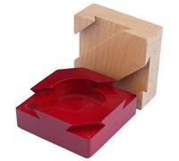 ciciglow Wooden Mystery Puzzle Box Brain Teaser Lock Box with Surprise Compartment, Portable and Safe Non- Dovetail for Intellectual Development and Education (purple)