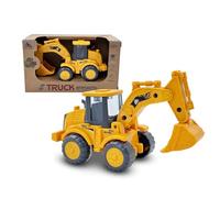 Cicili Construction Digger Toys, Small Excavator Truck Toy for Kids 18 M+