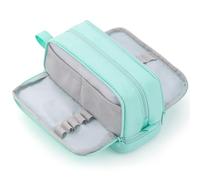 CICIMELON Large Capacity Pen Pencil Case with 4 Compartments, Mint Green