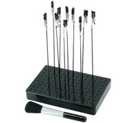 ciciment Spray Paint Clamping,Painting Stand Base and 10pcs Alligator Clip Airbrush Kit for Hobby Modeling Tool DIY Memo, Photo, Card