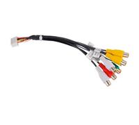 ciciTree 12Pin AV RCA Wire Harness compatible for Pioneer AVH241EX DMH130BT DMH240EX DMH340EX