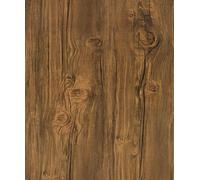 CiCiwind 42x1000cm Brown Wood Effect Wallpaper Self Adhesive Vinyl Wrap Vintage Peel and Stick Wallpaper Wood Grain Contact Paper Removable Sticky Back Plastic Rustic Wall Drawer Shelf Liner Covering