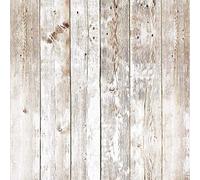 CiCiwind Wood Effect Wallpaper Wood Vinyl Wrap Brown Peel and Stick Wallpaper 44x500cm Distressed Sticky Back Plastic Rustic Self Adhesive Contact Paper Wall Furniture Vinyl Covering