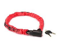 Cicli Bonin Unisex Adult Bonin Bike Tissue Cover Lock Cable - Red, One Size