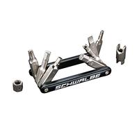Cicli Bonin Unisex Adult Multifunction Schwalbe 10 Functions Tools - Black/Silver, One Size