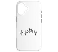 Ciclismo Bicicleta Línea de frecuencia de pulso cardíaca Case for iPhone 16