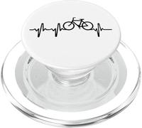 Ciclismo Bicicleta Línea de frecuencia de pulso cardíaca PopSockets PopGrip for MagSafe