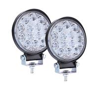 CICMOD 140W 4" LED Work Light Offroad Headlight Spotlight 12V 24V for Car Truck 4x4 Boat 4WD SUV ATV Tractor - Pack of 2