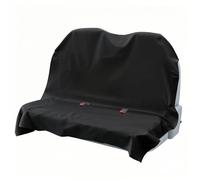 CICMOD Car Bench Seat Cover Universal Waterproof Black Heavy Duty PU Leather Seat Protector for Pets Dogs