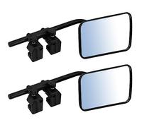 CICMOD Caravan Towing Mirrors Motorhome Car Wind Mirrors Convex Extension Mirror with Clamps - Pack of 2