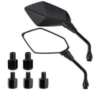 CICMOD - Motorcycle Rear View Side Mirrors with M8 M10 Threaded Bolts for Motorcycle Scooter ATV Dirt Bike Cruiser