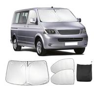 CICMOD Windscreen Cover for VW T5 T6 Van, 210D Front Window Sunshade | Screen Wrap Cover, Internal Thermal Blind, Magnetic Mount