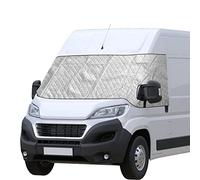 CICMOD Windscreen Cover Front Window Sunshade External Thermal Screen Wrap Cover for Fiat Ducato Peugeot Boxer Motorhome - Silver