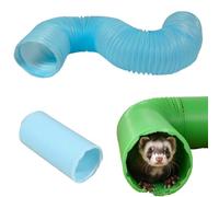 Cicogna Ferret Tunnel, Toy, Jabbala, Pipe, Hamster, Hedgehog, Chinchilla, Flying Squirt, Mouse, Lizard, Play Tool, Props (Blue, 1 Piece)
