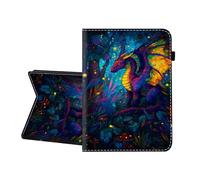 CICPLKSE Case for iPad Pro 9.7 Inch 2016 (A1673 A1674 A1675),Premium PU Leather Cover with Auto Sleep Wake,Forest Dragon