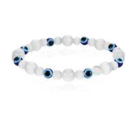 Cicy Bell Womens Devil's Eye Cat's Eye Bracelet Stretch Elastic Healing Bracelets For Women Lucky Birthday Christmas Gifts, FreeSize, cat's eye stone