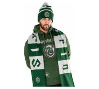 Slytherin Long Length Embroidered Harry Potter Scarf O/S