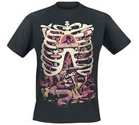 CID Men Rick and Morty-Anatomy Park T-Shirt, Black, Large