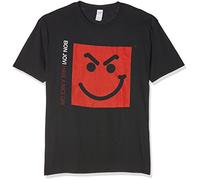 CID Men's Bon Jovi-Smirk T-Shirt, Black (Black), Medium