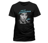 CID Men's Bruce Springsteen-the River T-Shirts, Black, Large
