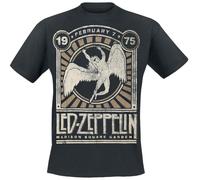 CID Men's Led Zeppelin - Madison Sq Garden T - Shirt, Black, Large