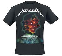 CID Men's Metallica-Hardwired Album Cover T-Shirt, Black, XX-Large
