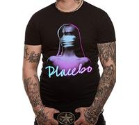 CID Men's Placebo-Ghost T-Shirt, Black (Black Black), X (Size: Ex Large)