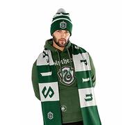 CID Official Harry Potter Slytherin Long Length Embroidered Adults Scarf, Multicolour, Unisex, One Size