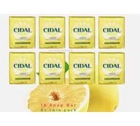 CIDAL Antibacterial Soap With Grapefruit Extract (16 x 100g bars) 8 Twin Pack