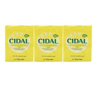 Cidal Natural Antibacterial Soap TWIN PACK 125g x3 (6 soaps)