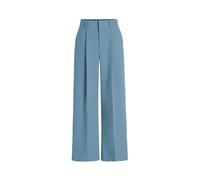 CIDER Dress Pants Women Wide Leg Pants Business Casual Trousers Solid Pocket Mid Waist Straight Leg Office Work Blue