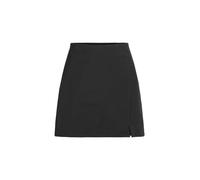 Cider Mini Skirt High Waist Zip Up Split Bodycon Fitted Party A Line Skirt, Black, XXS