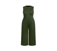 CIDER Plus Size Jumpsuits For Curvy Women Crew Neck Sleeveless Elegant Wide Leg Jumpsuits Dressy Casual Summer Outfits, Green, 1X