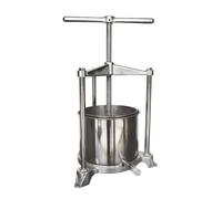 Cider press, apple press, fruit press - mini, 3 L, with stainless steel double basket