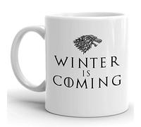 CiderPressMugs Game of Thrones Mug - Winter is Coming - House Stark Shield 11oz Ceramic Mug Gifts for Women Men