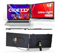 CIDETTY - Portable Screen Extender Monitor Extender 14 inch Ultra Thin Monitor Extender