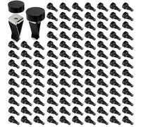 Cididu 100 Pack Car Air Vent Clips, Metal Auto Air Conditioner Outlet Clips with Plastic Slot Head, Freshener Perfume Clips Fragrance Holder, Vent Clip Car Accessories for DIY, Office, Home