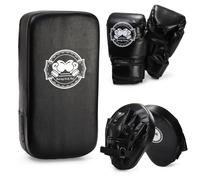 Cididu 3-in-1 Kids Boxing Set, Punching Gloves Mitts Kick Pad for Beginners, Sports Kickboxing Training Set for Youth Child Boxing, Karate, Taekwondo,